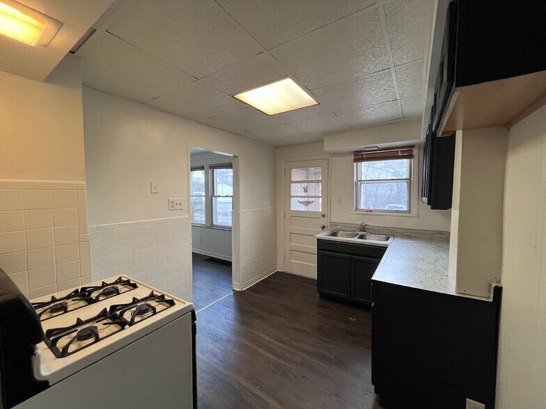 Kitchen view from basement steps - 130 New Jersey Ave