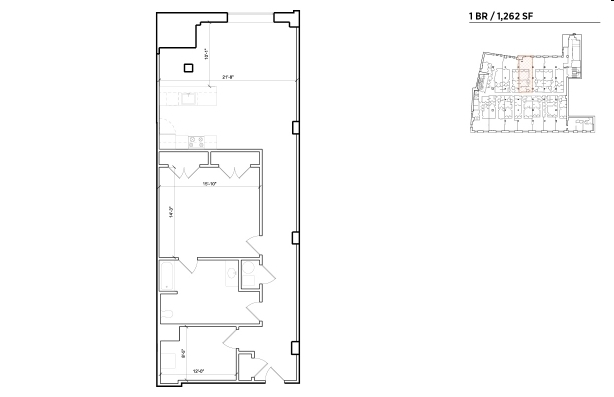 1BR/1BA - 915 Main