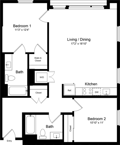 Floorplan - One Henry Adams