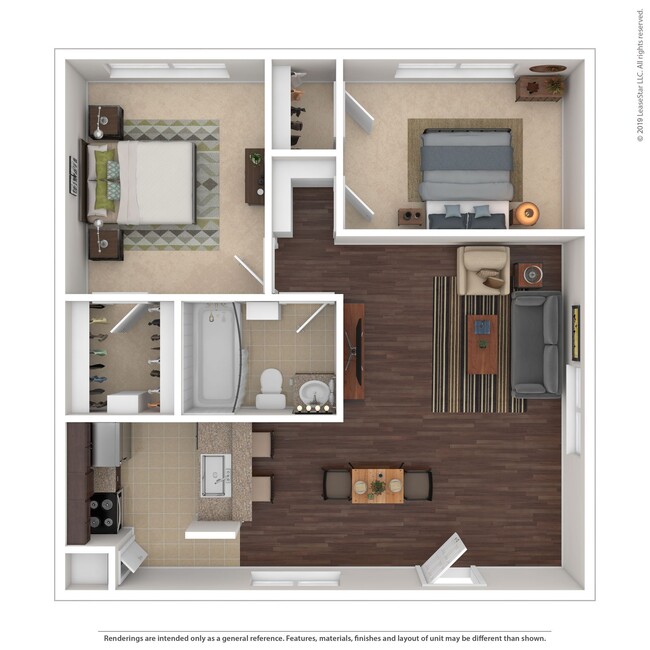Floorplan - Loreto Apartment Homes