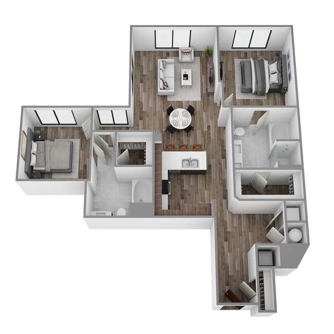 Explore the elegant layout of this spacious apartment, complete with modern amenities. - Hanover Alewife