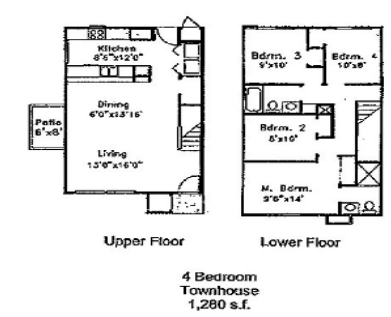 4BR/2BA - Placer Village Apartments