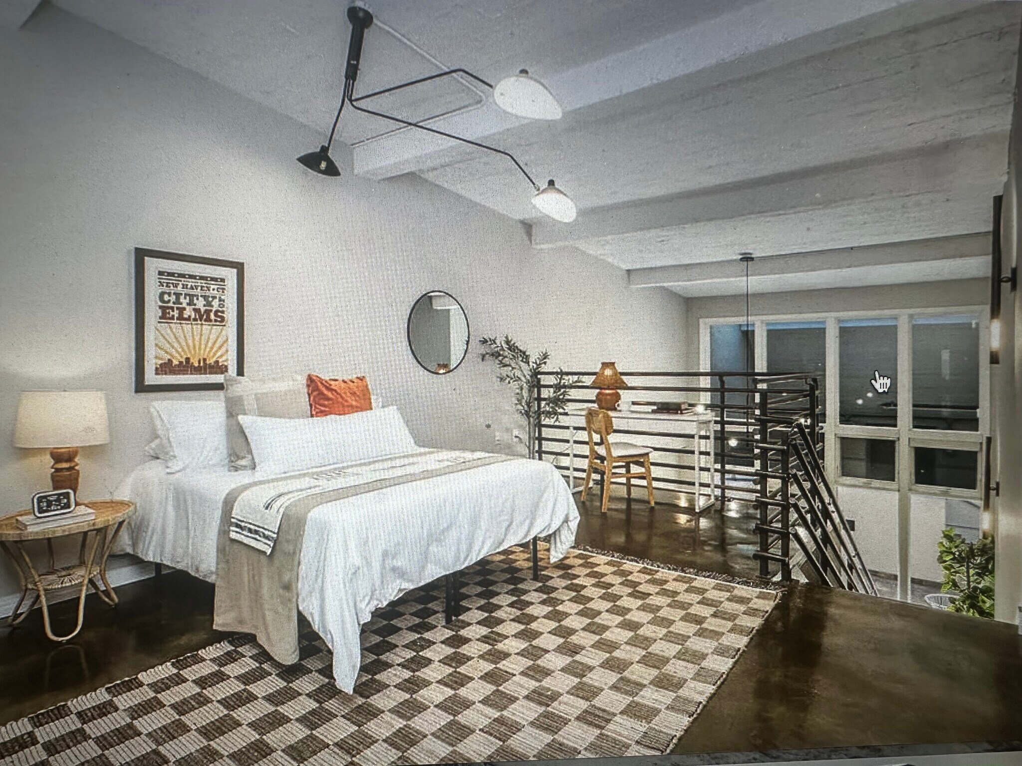 Loft Bedroom - 125 N Raymond Ave