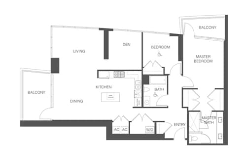 2BR/2BA - Bayside at the Embarcadero