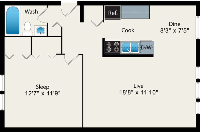 Floorplan - Reside at 2727