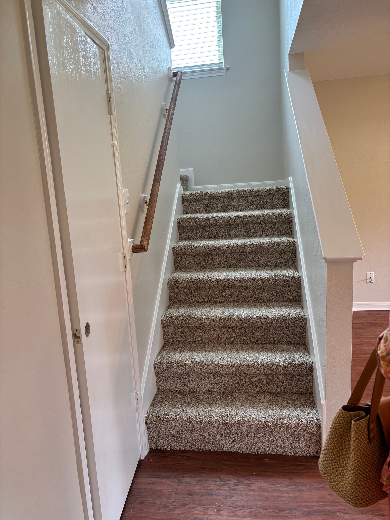 Stairs to second floor - 19110 Saddleville Mills Ln