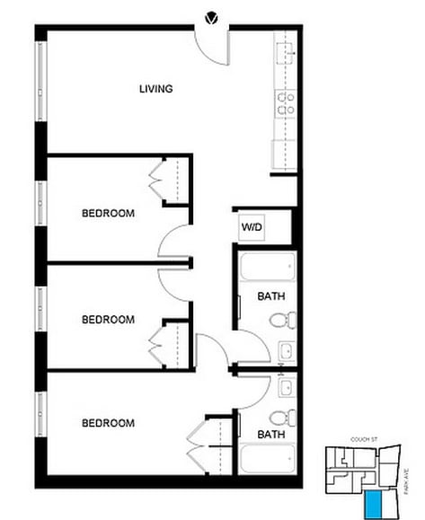 3BR/2BA - Arthouse