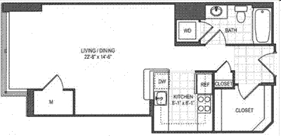Studio - Metro Rosslyn Apartments