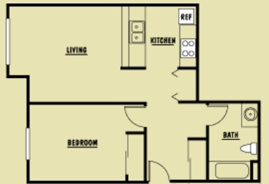 1BR/1BA - Cascade Court Apartments