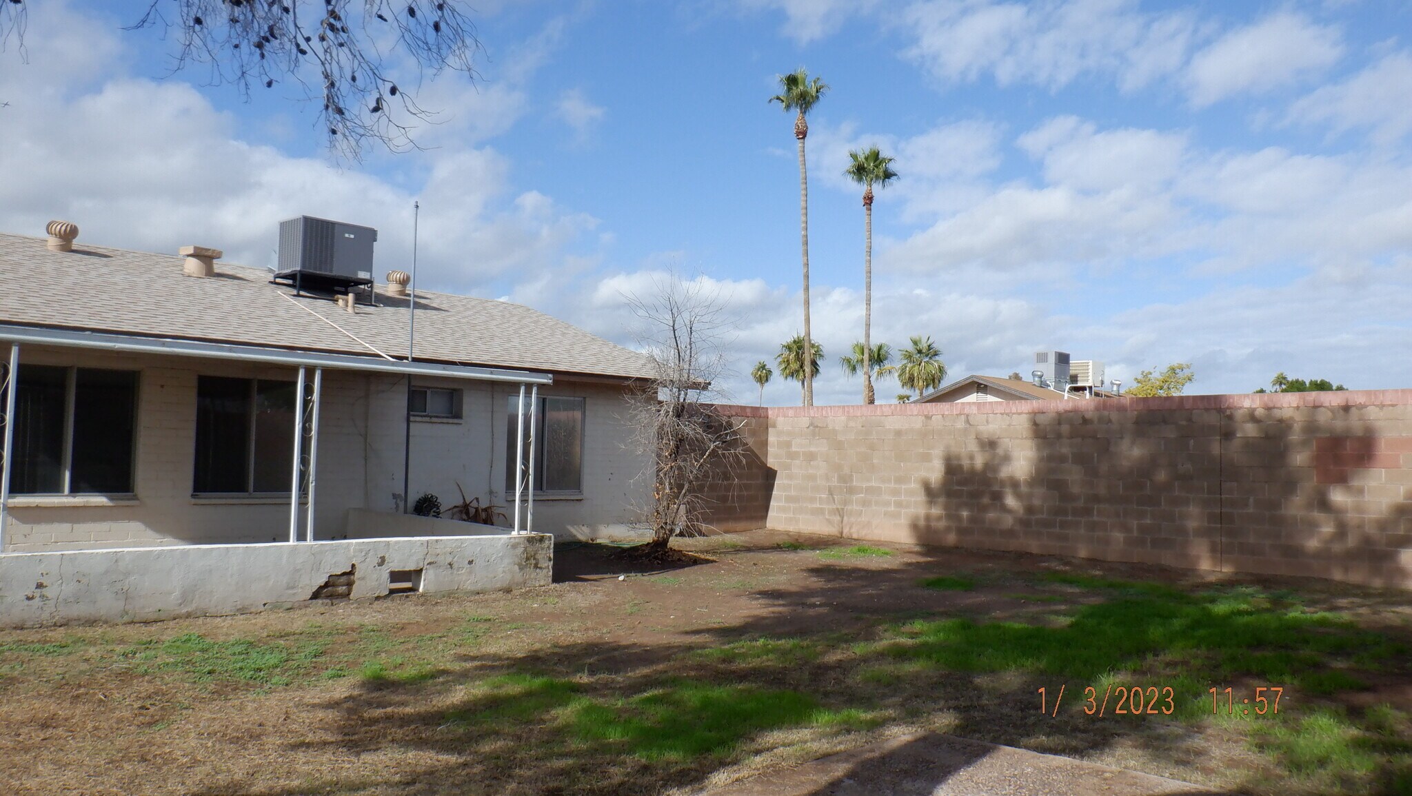back yard - 563 N Santa Anna