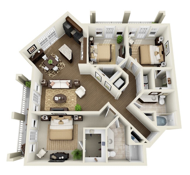 Floorplan - Fountains at Mooresville Town Square