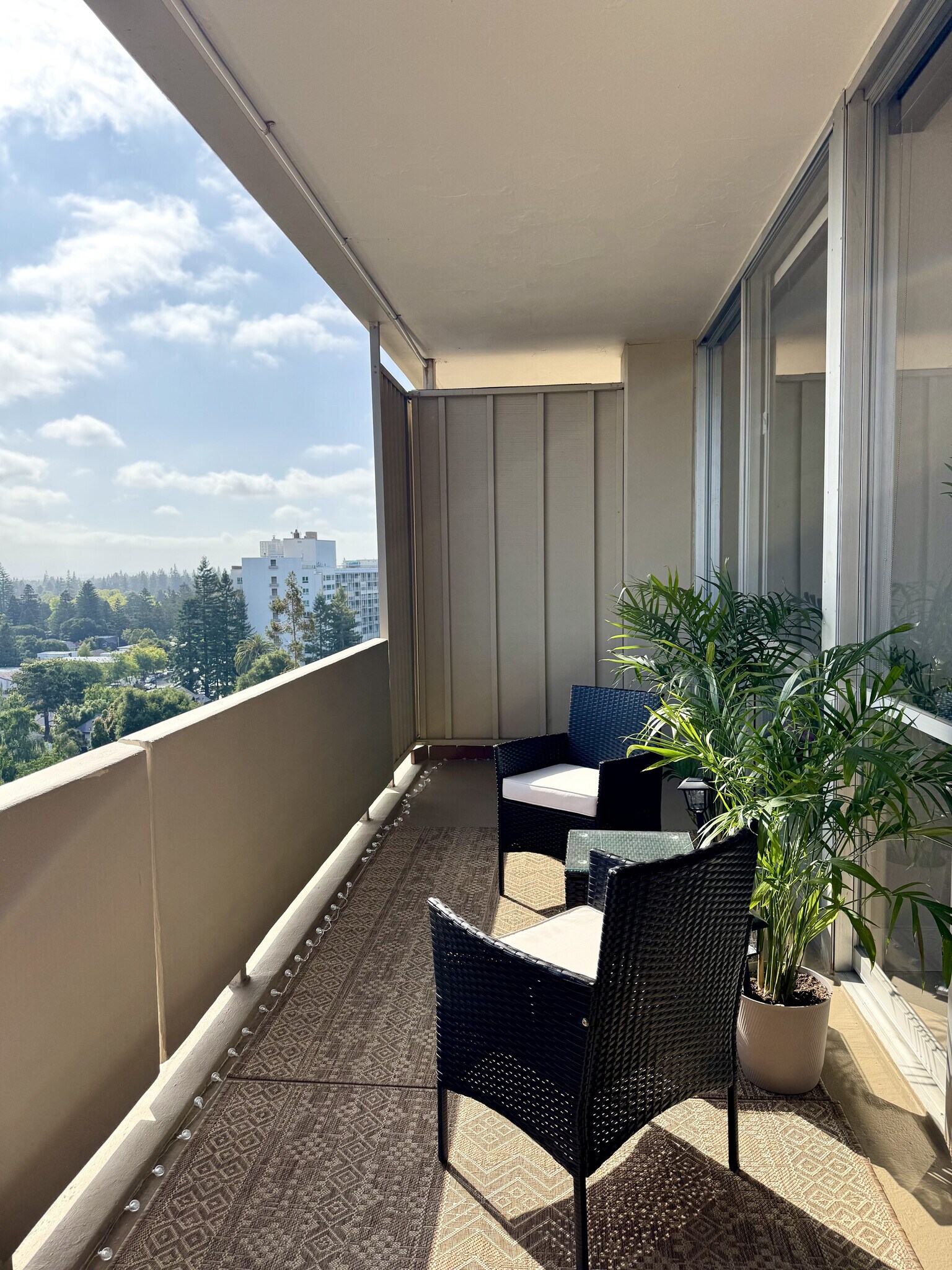 Private patio overlooking the bay - 633 Cowper St
