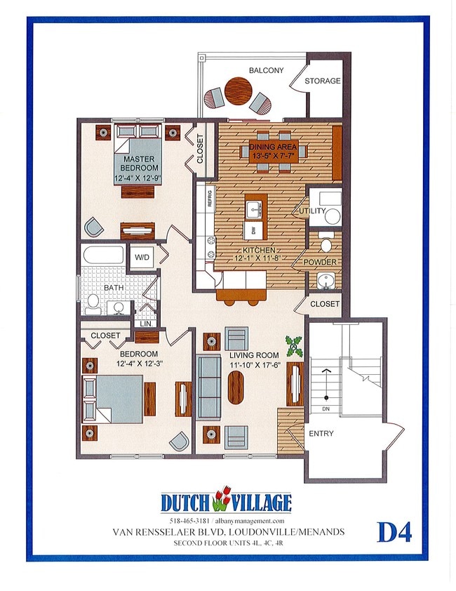 Floorplan - Dutch Village IV