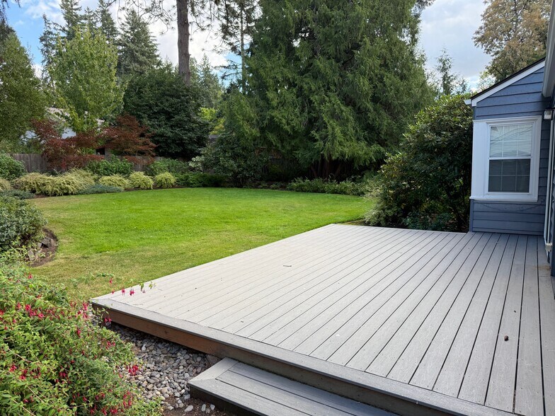 Backyard from Deck - 8516 SW 58th Ave