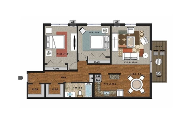 Floorplan - Dupont Ave Apartments | 3513