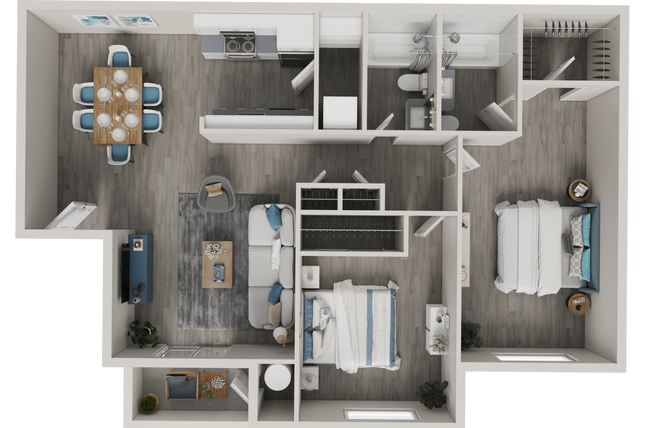 Floorplan - Vertical East Apartments