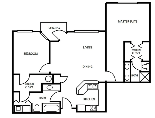 Floorplan - Pallas Townhomes and Apartments