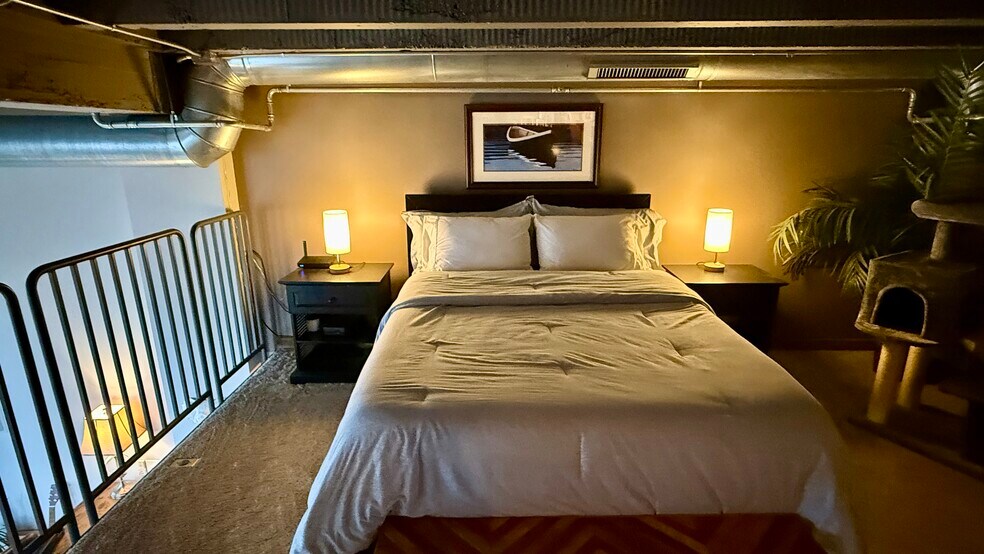 Spacious enough for King bed and two nightstands - 110 N 3rd St