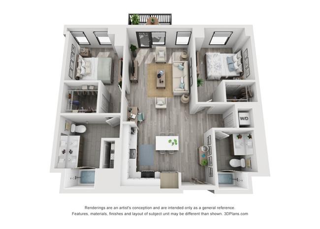Floorplan - Residences at Addison Clark