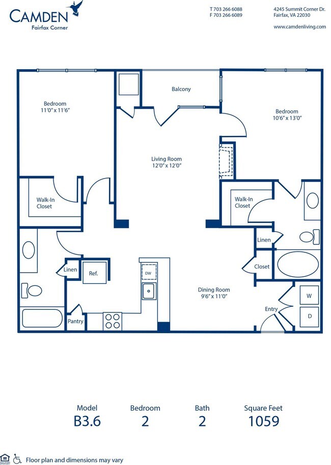Floorplan - Camden Fairfax Corner