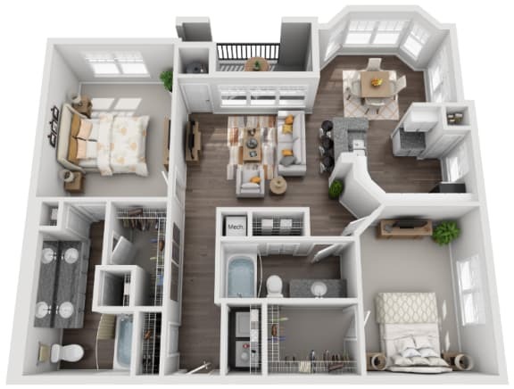 Floorplan - Crest at Midtown