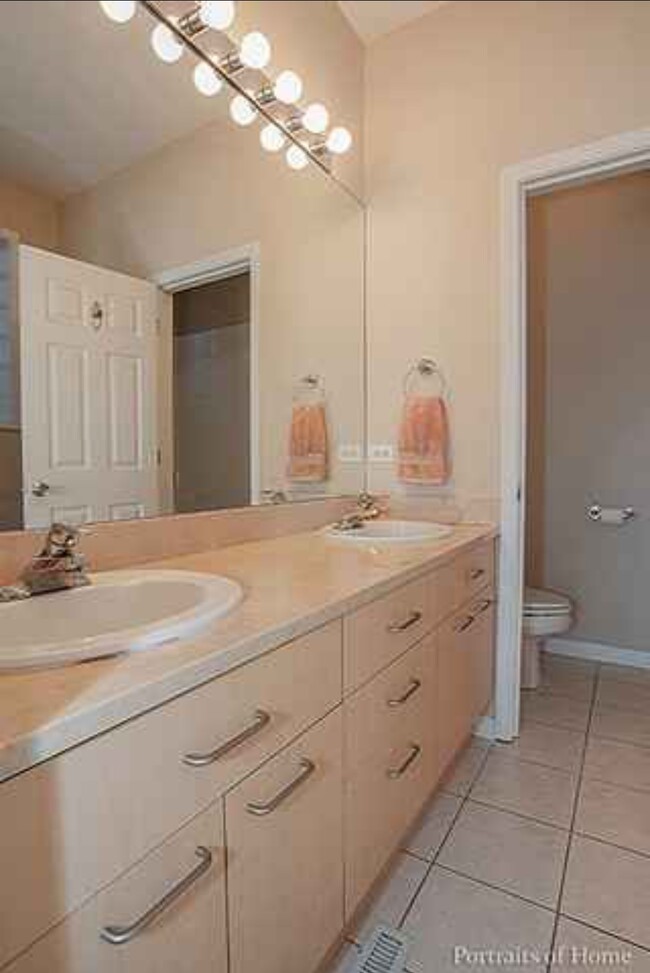 Master bathroom marble countertop - 2117 W Rice St