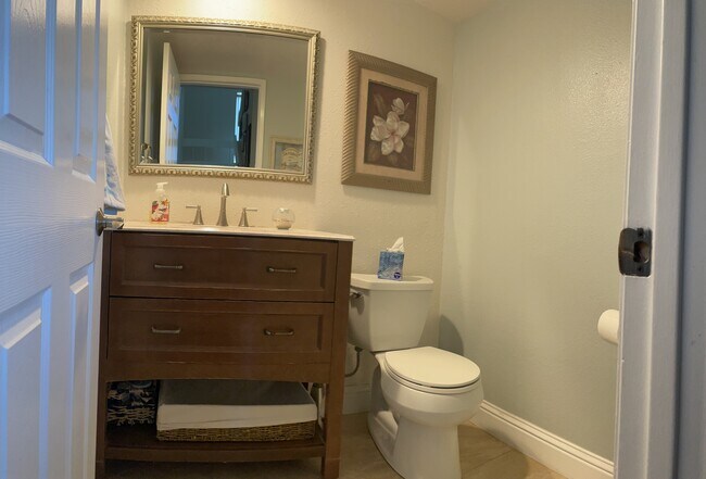 Half Bath down stairs - 817 America Way