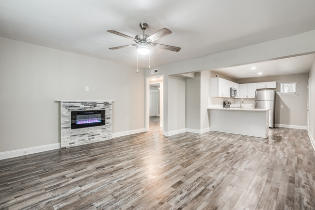 Open Floorplan - Living to Kitchen - The Rosedale