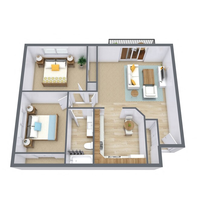 Floorplan - Sunset Ridge Apartment Community