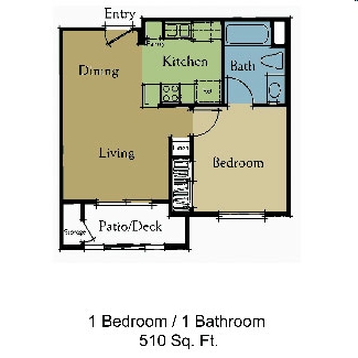 1BR/1BA - Vintage Court Apartments