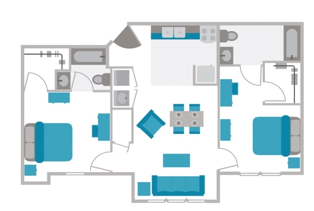 2BR/2BA - The Grand at Shoaff Park