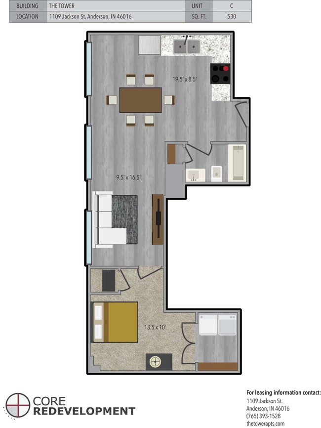 Floorplan - The Tower