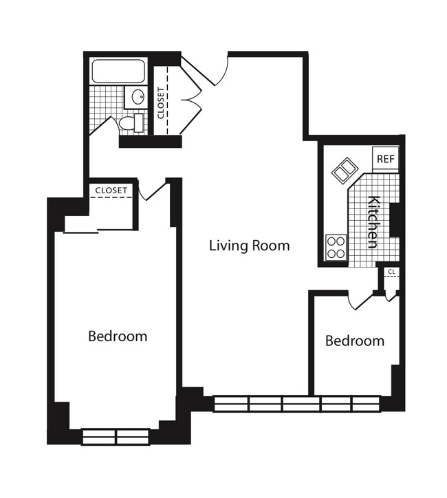 Floorplan - The Ashford NYC