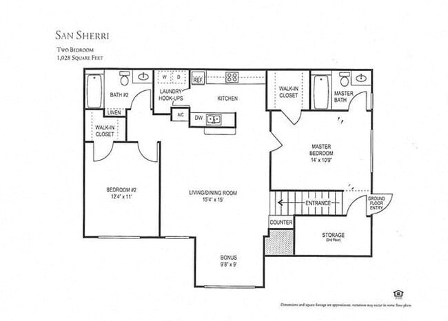 Floorplan - San Sherri Villas Apartments