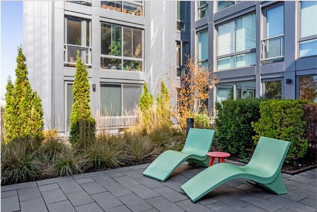 Sunny, private courtyard - 4101 Albemarle St NW