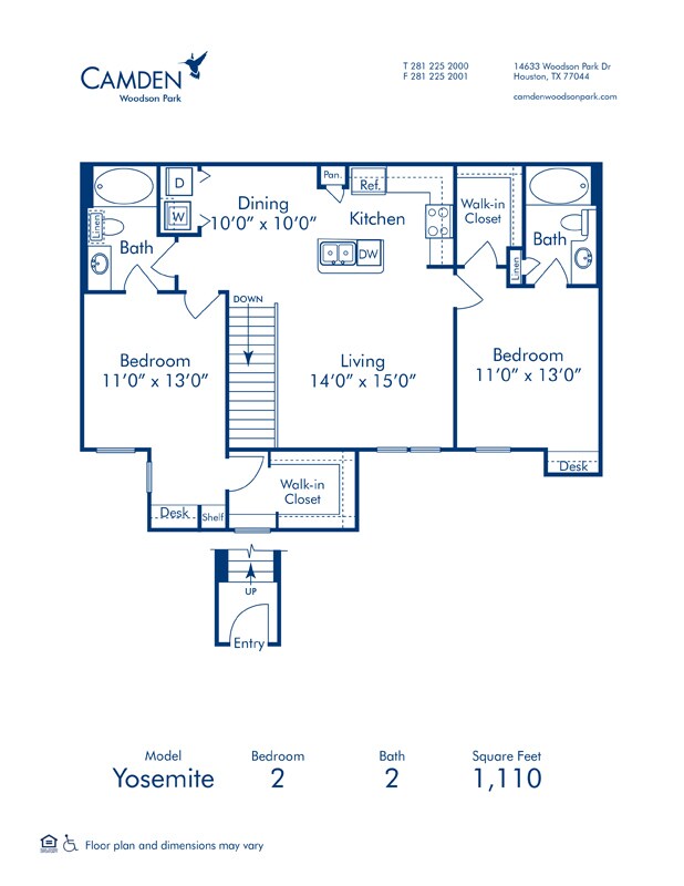 Floorplan - Camden Woodson Park