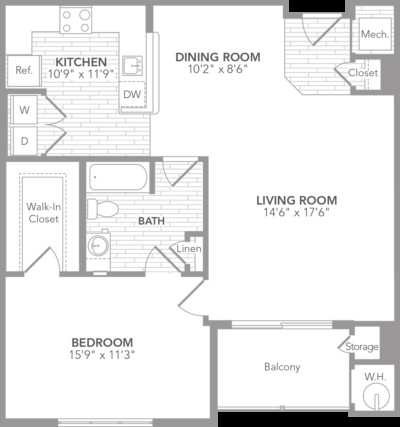 Floorplan - The Elms at Clarksburg Village Encore