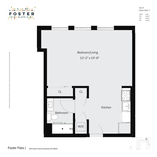 Floorplan - Foster Flats