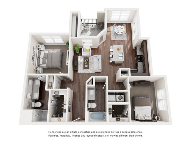 Floorplan - Pebble Brook Apartments