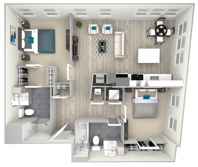 Floorplan - Nightingale Apartments