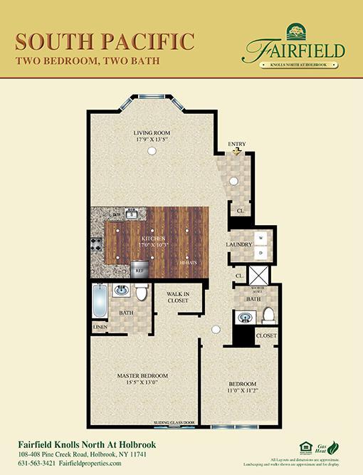 Floorplan - Fairfield Broadway Knolls North At Holbrook