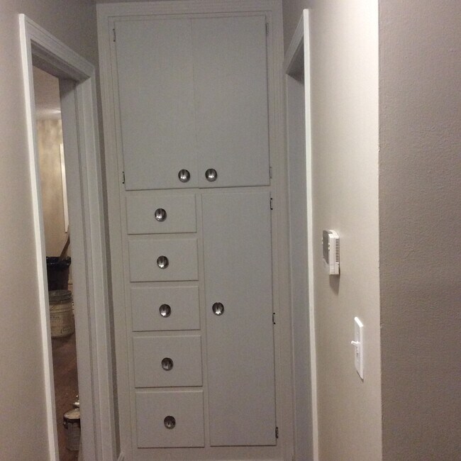 Hallway linen storage - 337 Kenwood Avenue