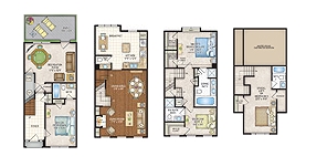 Model B-1 - Abingdon Court Apartments