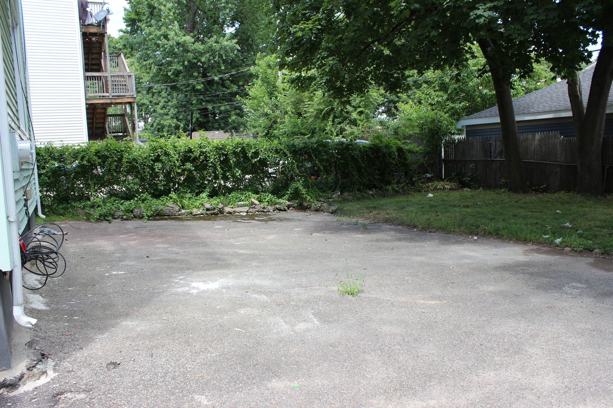 Parking and yard - 25 Wyman St