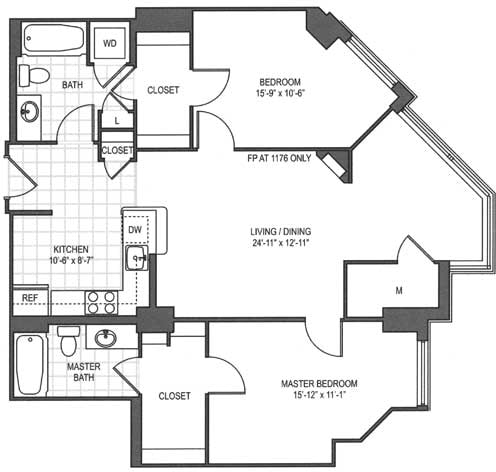 Floorplan - The Prime at Arlington Courthouse