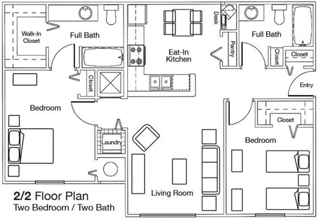 Floorplan - Windsong Apartments