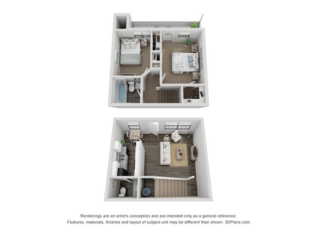 Floorplan - Vesta Creeks Run Townhomes and Apartments