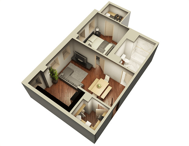 Floorplan - Somerset Place Apartments