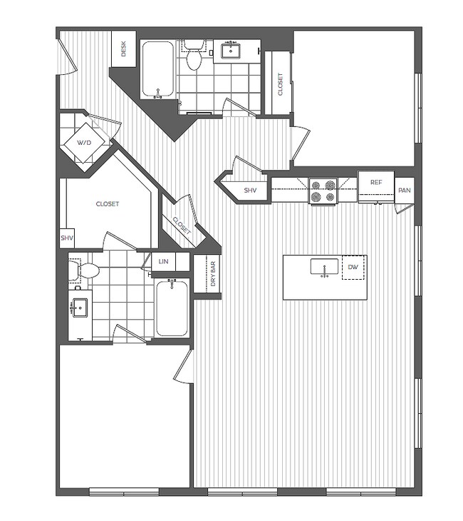 2bd / 2ba - The Overlook at Walnut Creek