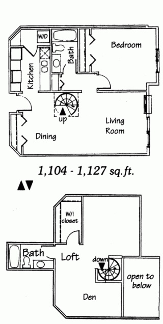 2 Bedroom Loft - Kearney Meadows Apartments